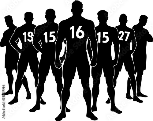 American Football Players  vector bundle