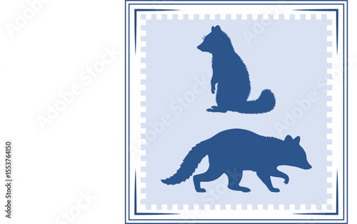 Raccoon silhouette Raccoon Icon Raccoon silhouette illustration