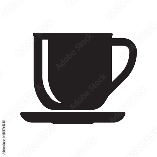 Cup icon. Drink icon. Coffee or tea cup. 