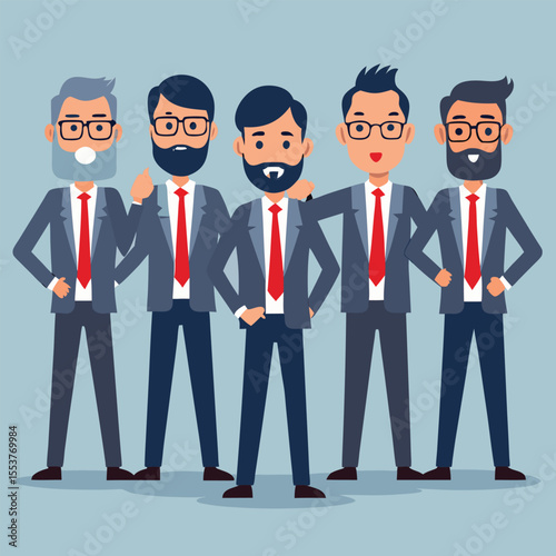 Business Team Standing Together