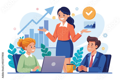 Strategies for advancing education and growth discussed in a business meeting focused on female empowerment and entrepreneurship