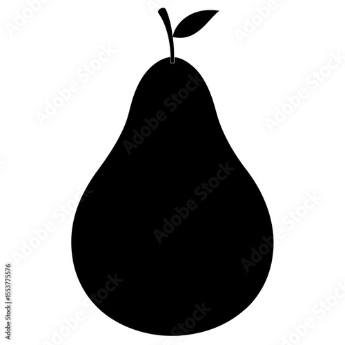 pear isolated on white background