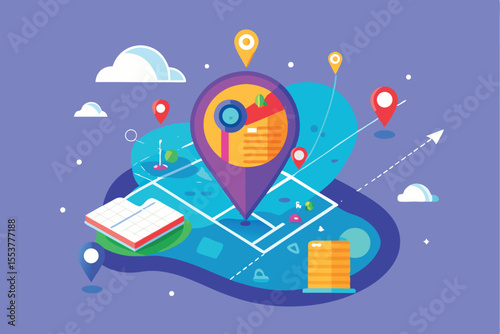 Geofencing as a map area boundary for business applications to enhance location-based marketing strategies and customer engagement