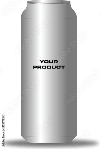 DESIGN A BEVERAGE CAN WITHOUT ANY BACKGROUND, SUITABLE FOR PRODUCT PROMOTIONAL MATERIAL