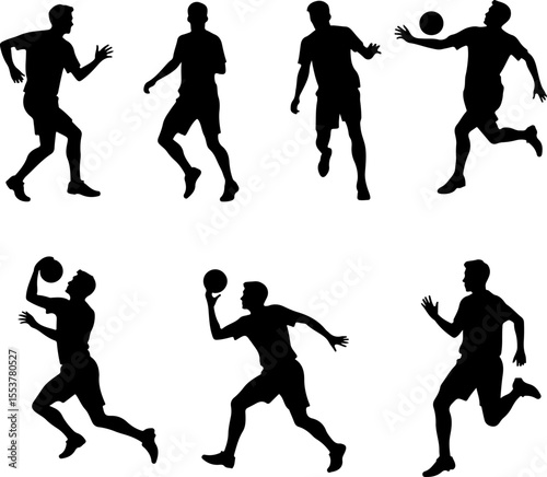 American football, football, players, action,  vector bundle