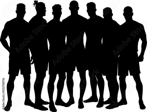 American football, football, players, action,  vector bundle