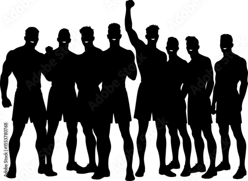 American football, football, players, action,  vector bundle