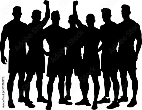 American football, football, players, action,  vector bundle