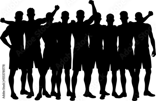 American football, football, players, action,  vector bundle