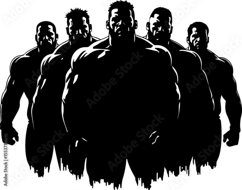 American football, football, players, action,  vector bundle