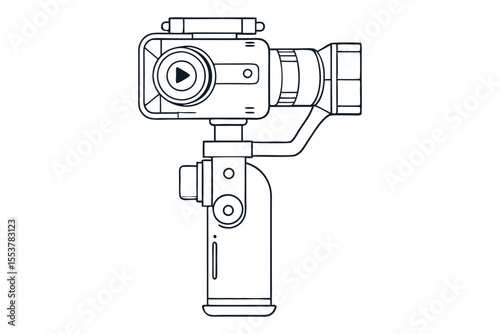 Photography Gimbal Tool Illustration