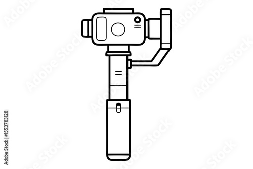 Gimbal Stabilizer Equipment Vector