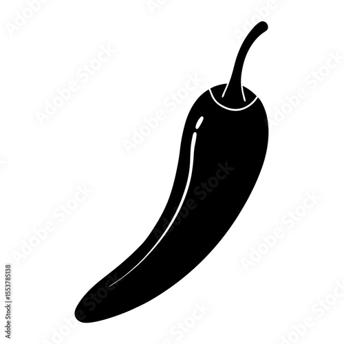 vector illustration of hot chili pepper