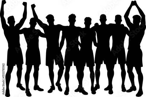 American football jump, jumping, ball, sport, team,  vector