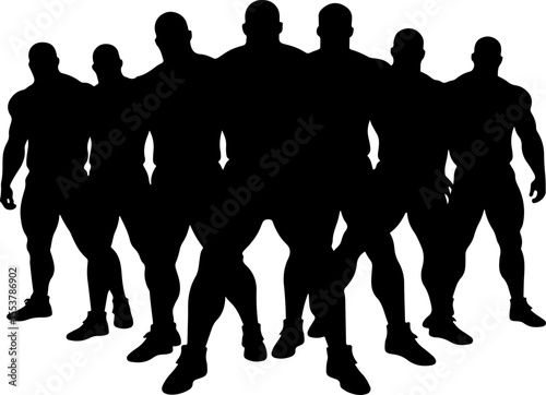 american football, players, silhouette, jump, jumping, ball, sport, team, vector bundle