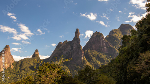 The Dedo de Deus peak, with its 1,692 meters of altitude, is a natural landmark of Rio de Janeiro. Located between Guapimirim and Teresópolis, in the Serra dos Órgãos National Park.