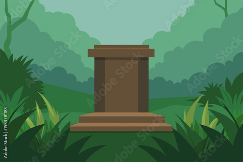 vector illustration of a column