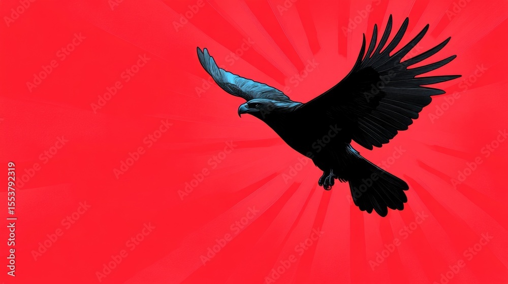 Fototapeta premium Bald Eagle Flying