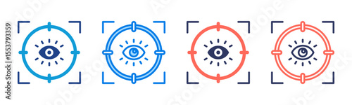 Focus icon sheet multiple style collection