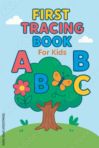 Kids Art Book Mascot Cartoon Character Logo or Cover Template