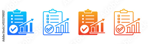 Task Completion icon sheet multiple style collection
