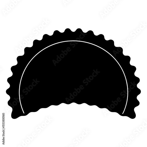 ravioli on white background