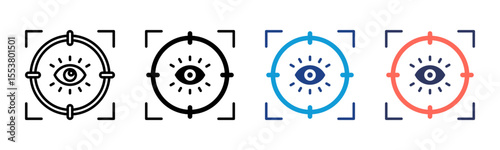 Focus icon sheet multiple style collection