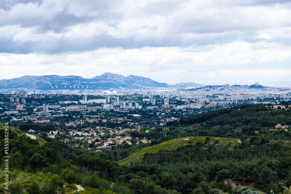Obraz premium Marseille vue de la Palama