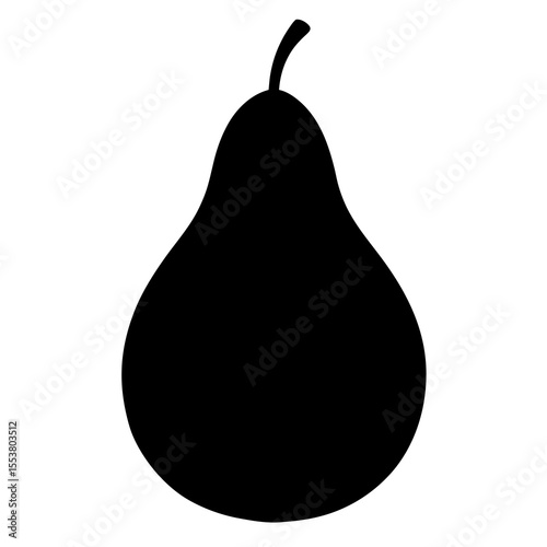 pear on white background