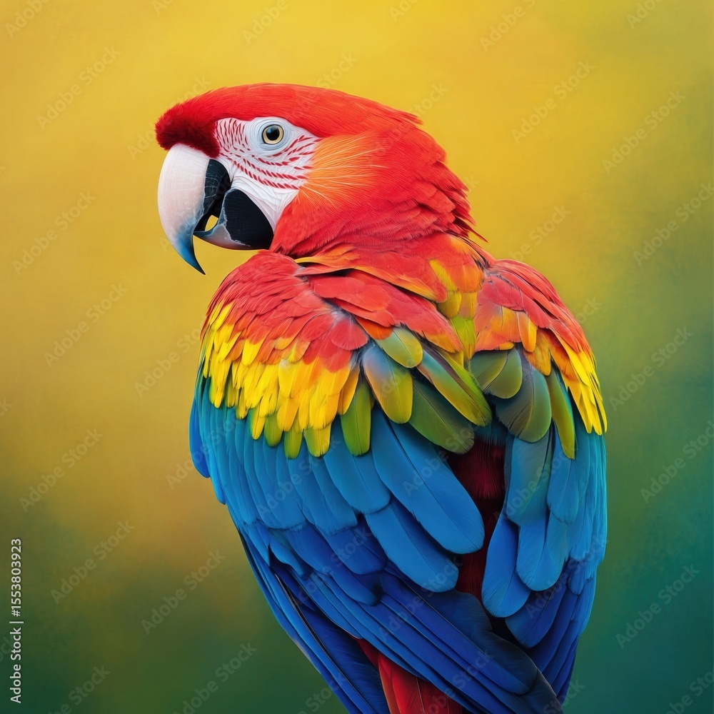 Obraz premium Brightly Colored Parrot