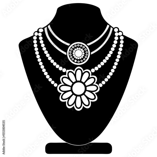 black pearl necklace