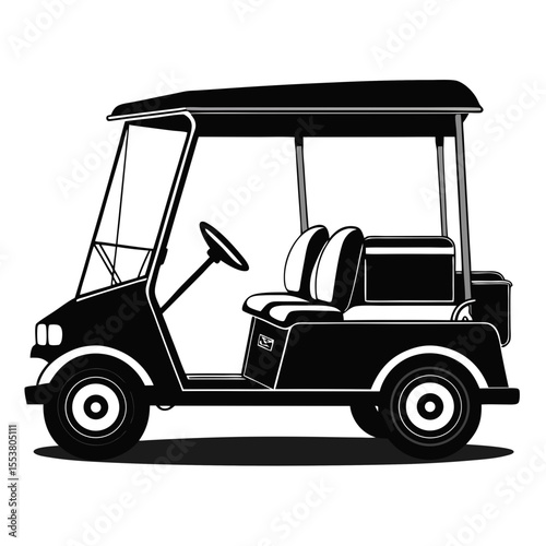 golf cart vector illustration