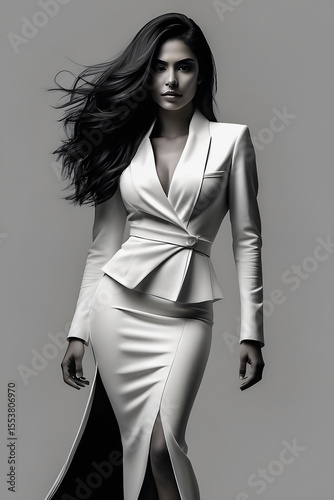 fashion model posing