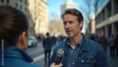 Dynamic Dialogue: Capturing a Street Scene in Action
