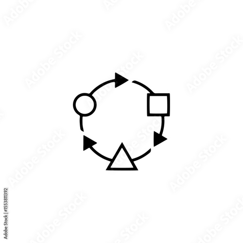Adaptation icon flat vector design.