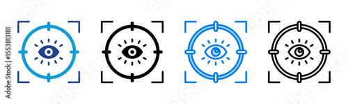 Focus icon sheet multiple style collection