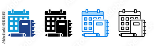 Daily Planner icon sheet multiple style collection