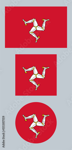 
Isle of Man Flag PNG – Flag of Isle of Man in Round and Standard Formats.

