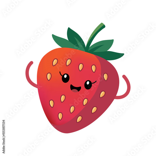 morango mascote desenho infantil