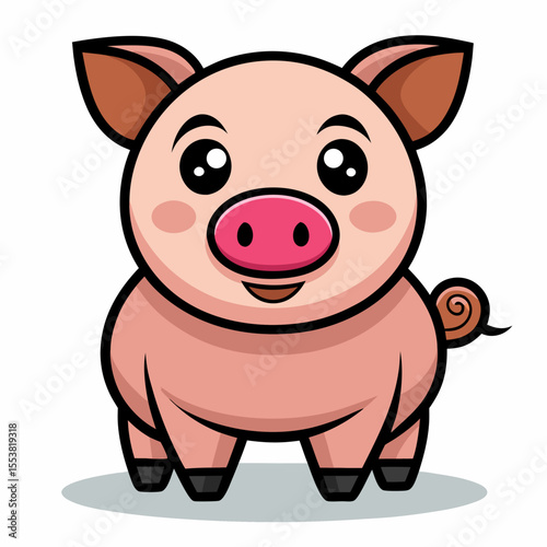 pig cartoon illustration