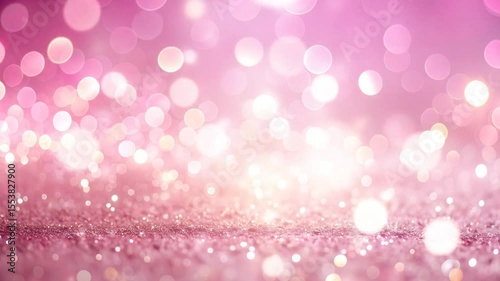 Pink glitter bokeh background