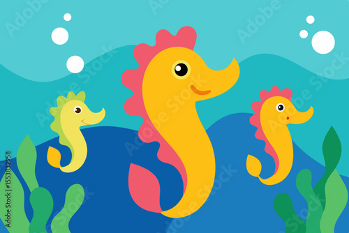 cartoon sea animals