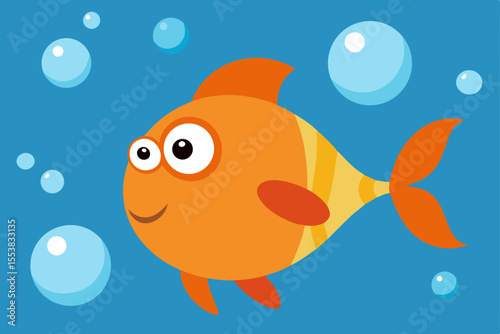 fish and bubbles