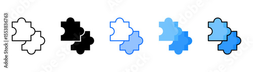 Extension icon set with multiple style collection