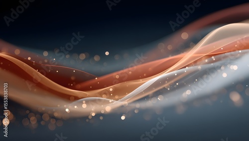 Dynamic abstract background featuring glowing red and orange waves creating a sense of movement and energy on a dark, modern backdrop