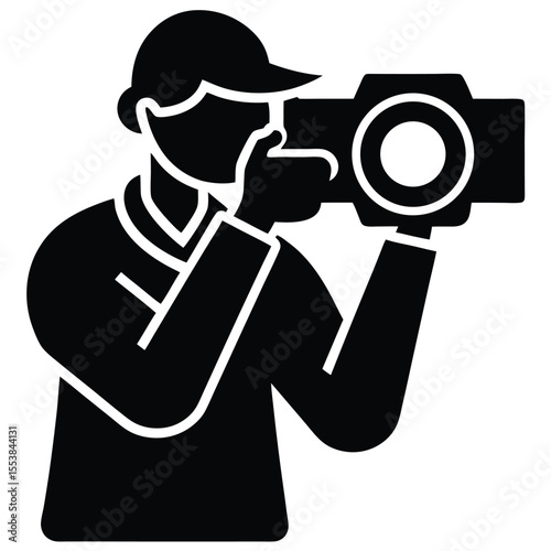 photographer with camera