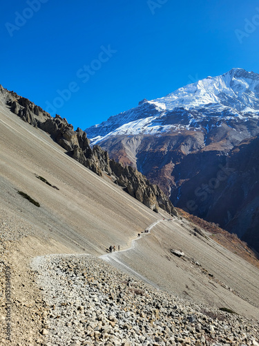 Tilicho lake himalayas nepal annapurna circuit