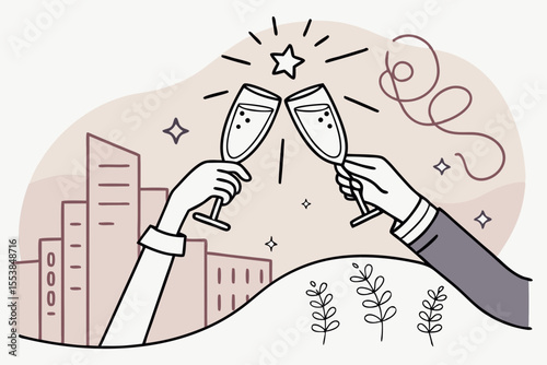Cheers to your growth, success, and dedication