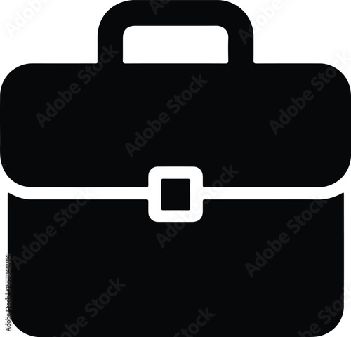 Video animation business briefcase icon symbol for finance presentation