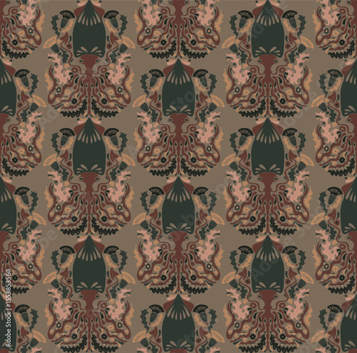 vector seamless pattern, rapport, print wallpaper, space repeating